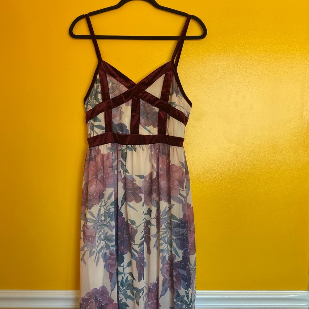 Long Floral Maxi Dress